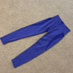 Electric Blue Contour Seamless Leggings